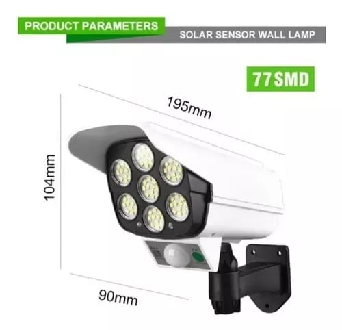 Miniatura 2 de Lampara Led solar sensor de movimiento